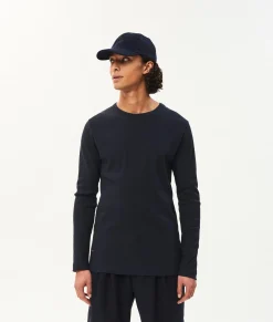 10DAYS Longsleeves^Alex Rib Jersey Tee dark blue
