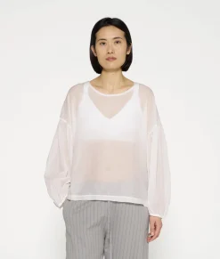 10DAYS Blusen^Balloon Sleeve Blouse ecru