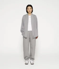 10DAYS Hosen^Bar Jogger Pinstripe Brushed graphite