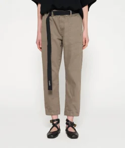 10DAYS Hosen^Belted Pants Jog Denim sage