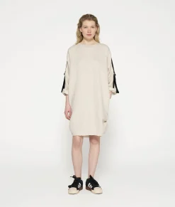 10DAYS Kleider^Belted Raglan Dress soft white melee