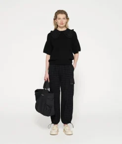 10DAYS Hosen^Cropped Combat Pants black