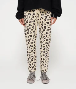 10DAYS Hosen^Cropped Jogger Leopard oyster