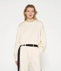 10DAYS Sweatshirts^Cropped Sweater light natural