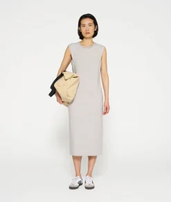 10DAYS Kleider^Easy Sleeveless Dress light grey melee