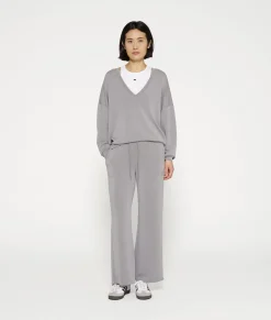 10DAYS Hosen^Flared Jogger Scuba graphite