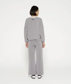 10DAYS Hosen^Flared Jogger Scuba graphite