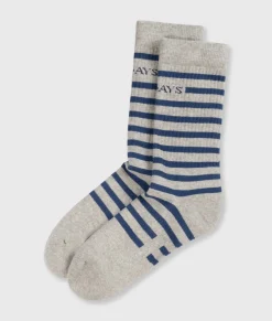 10DAYS Unterwäsche|Socken^Long Socks Stripes light grey melee
