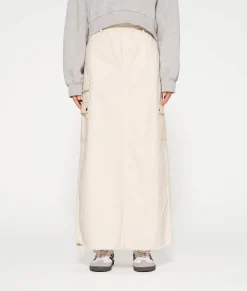 10DAYS Röcke^Maxi Skirt Twill ecru