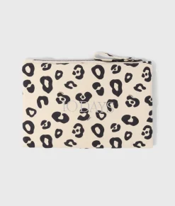10DAYS Taschen^Padded Pouch Leopard oyster