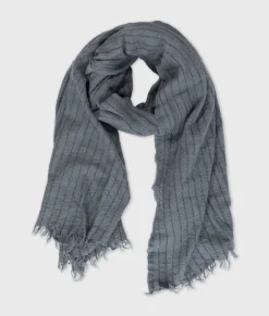 10DAYS Schals^Pinstripe Scarf graphite