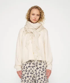 10DAYS Schals^Scarf Boiled Wool light natural
