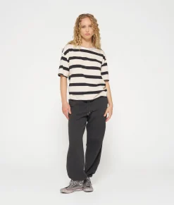 10DAYS T-Shirts^Short Sleeve Tee Stripe light natural/grey raven