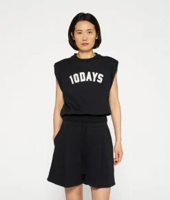 10DAYS Sweatshirts^Sleeveless Statement Top black