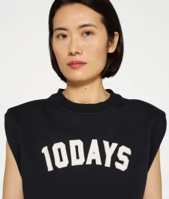 10DAYS Sweatshirts^Sleeveless Statement Top black