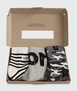 10DAYS Unterwäsche|Socken^Socks 3-pack light grey melee