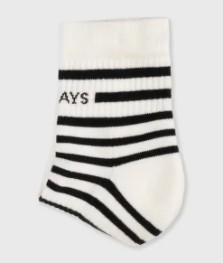 10DAYS Unterwäsche|Socken^Socks Stripes ecru/black