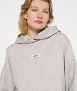 10DAYS Sweatshirts^Statement Hoodie light grey melee