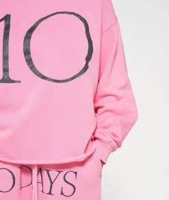 10DAYS Sweatshirts^Sweater Logo pink
