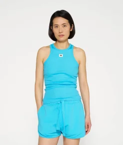 10DAYS Tops^Tank Top Rib laguna blue