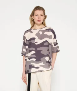 10DAYS Blusen^Tee Blouse Camo sage