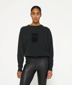 10DAYS Sweatshirts^THE CREW NECK SWEATER black