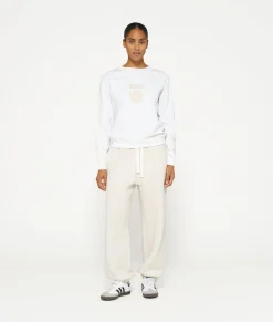 10DAYS Sweatshirts^THE CREW NECK SWEATER white
