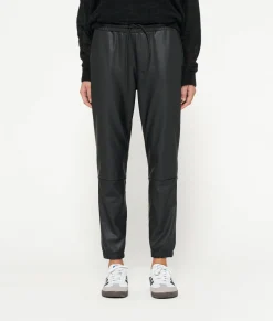 10DAYS Hosen^THE LEATHERLOOK CROPPED JOGGER black
