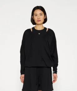10DAYS Longsleeves^Tie Long Sleeve Tee black