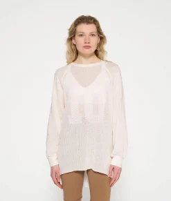 10DAYS Sweatshirts|Kleider^Tunic Mesh ecru