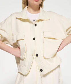 10DAYS Blazer^Utility Jacket light natural