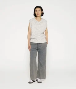 10DAYS Pullover^V-neck Spencer Melee light grey melee