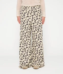 10DAYS Hosen^Wide Jogger Leopard oyster