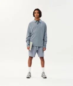 10DAYS Hosen^Xem Fleece Shorts la blue